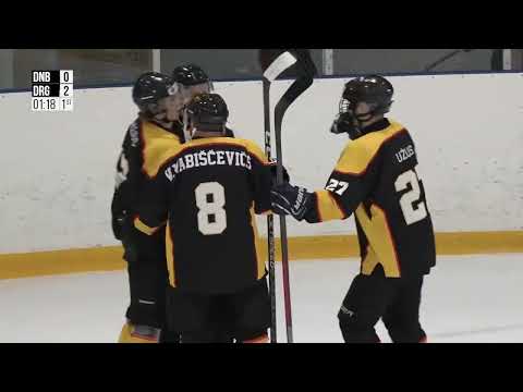 Optibet Hokeja līga. DLSS/Dinaburga - Dinamo Rīga. Spēles labākie momenti. (19.10.2022)