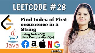 YouTube video 'Find the index of the first occurrence in a string | Leetcode 28 | O(n) time Complexity'