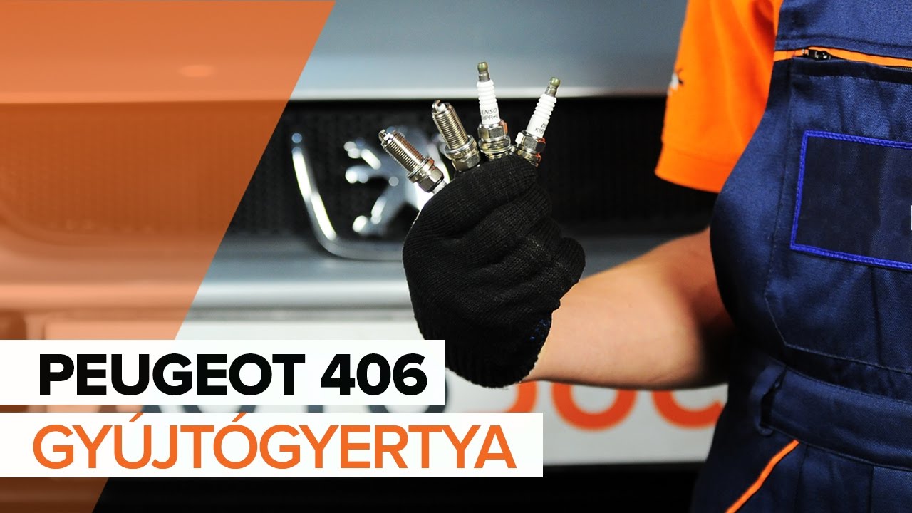 Gyújtógyertya-csere Peugeot 406 sedan gépkocsin – Útmutató