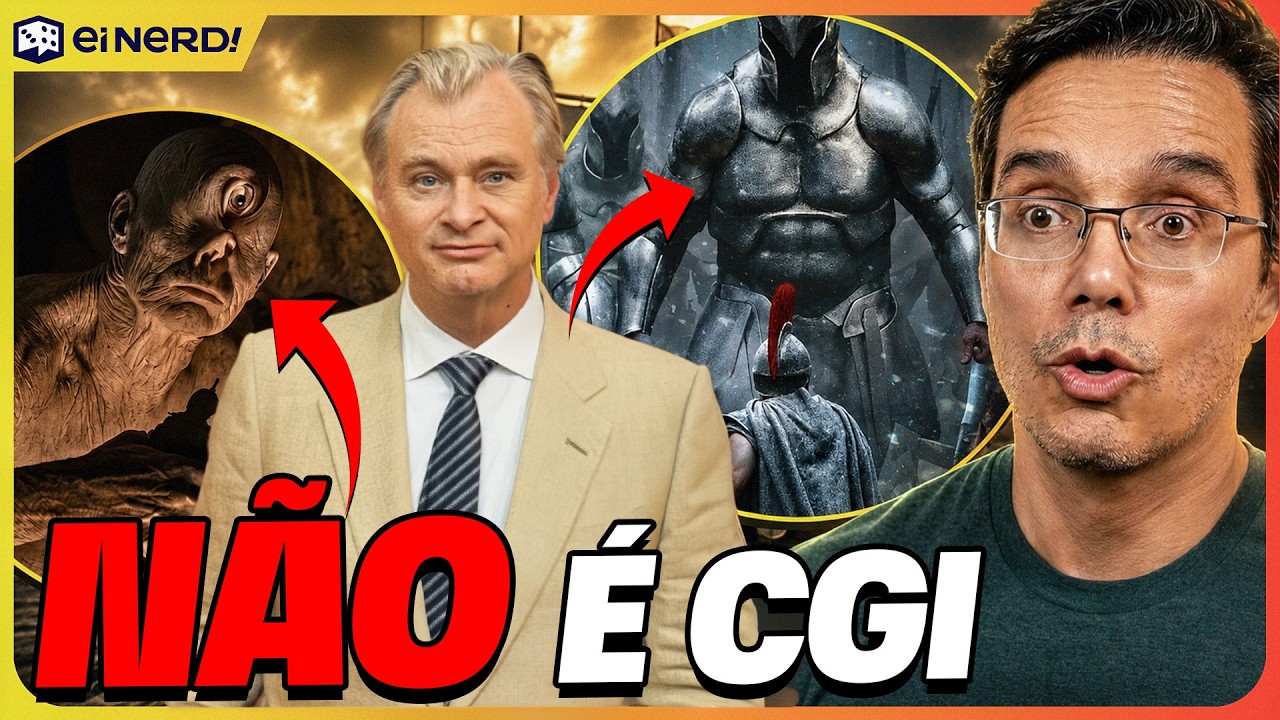 NOLAN FEZ O IMPOSSÍVEL SEM CGI - A ODISSEIA É O FILME MAIS TÉCNICO DE TODOS OS TEMPOS