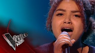Juno performs ‘Chasing pavements’: Blinds 3 | The Voice Kids UK 2017