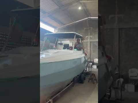 Reforma da lancha. instalação buzina