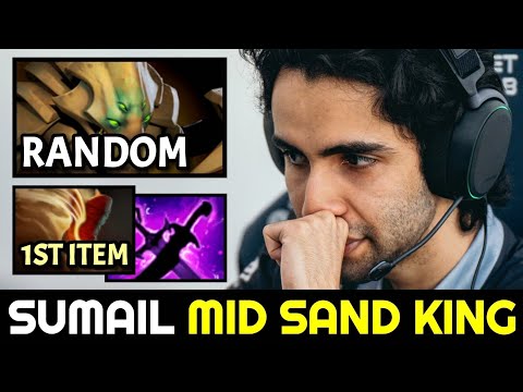 SUMAIL MID Sand King — Unexpected Random Pick vs Storm Spirit Dota 2