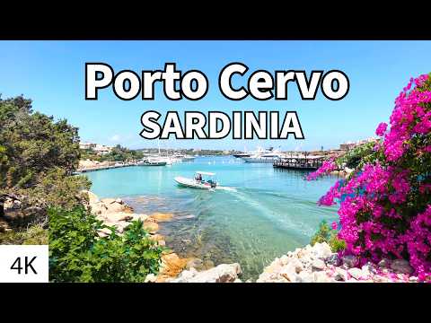 PORTO CERVO Summer Walk / Costa Smeralda / Sardinia 4K