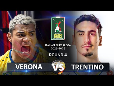 Verona vs Trentino | Italian Volleyball SuperLega 2025/2026