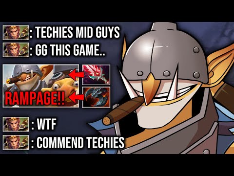 Prove the Monkey King that Techies Mid is OP -- From Cry to Surprise!!