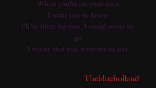 Blue Back Some day with lyrics