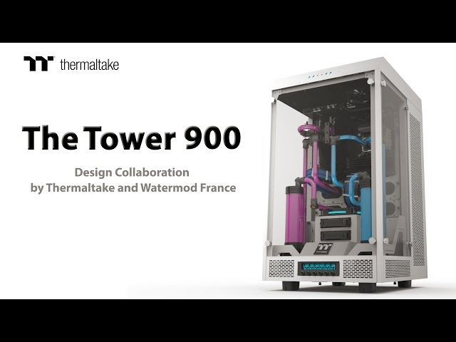Thermaltake The Tower 900 E-ATX Vertical Super Tower Chassis Product Animation