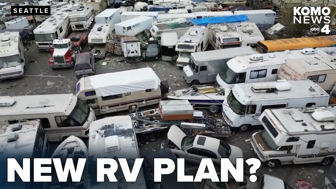 Video thumbnail for Shelter push, parking limits proposed in Seattle for people living in RVs