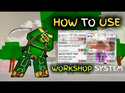 HOW TO USE THE NEW WORKSHOP SYSTEM IN JJS | Jujutsu Shenanigans 