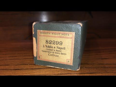 L' Addio a Napoli (Farewell to Naples) - Cottrau 1868 | Player piano