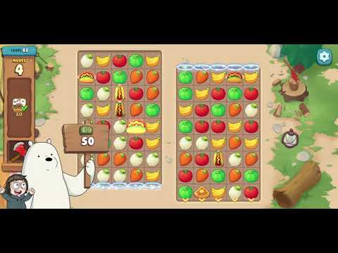 We Bare Bears Match3 Repairs Level 82 - No Boosters