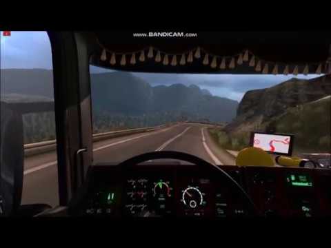 ETS 2 Scania 124L  İle Güzel Akşam Sürüşü Huzurlu Bol Roterdar'lı
