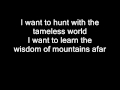 Nightwish - Sacrament Of Wilderness (with lyrics)
