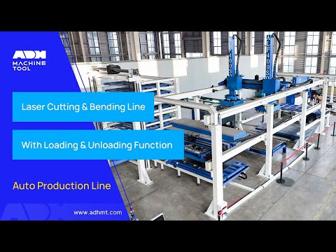Auto Laser Cutting & Bending Line with Loading & Unloading Function