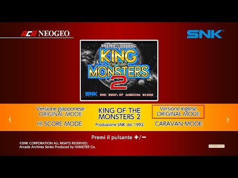 ACA NEOGEO King of the Monsters 2 (Switch) First Look on Nintendo Switch - Gameplay