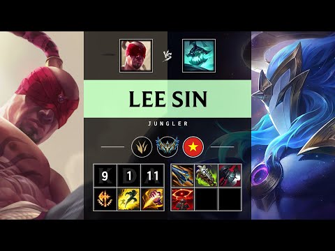 Lee Sin Jungle vs Hecarim: Triple Kill, Dominating - VN Challenger Patch 14.24