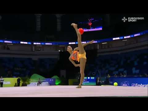 Nina DRAGOVIC (MNE) 21.500 -*Qualification* Ball(Bola /Pelota)- World Championship Rio 2025