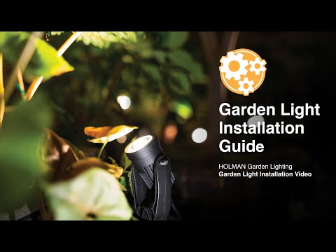 Holman garden light installation guide