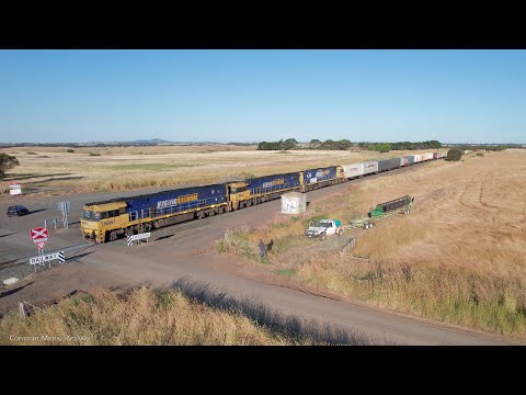 Diverted 7SP4 Pacific National Freight Train (7/1/2023) - PoathTV Australian Railways