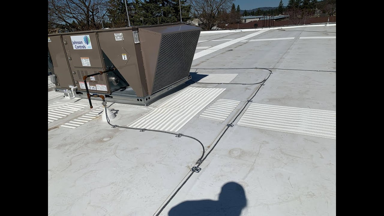 Lightning Protection System Video- New Installation Small Commercial Building