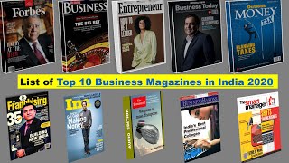 Top 10 business magazine  2020 #best business magazines for entreprene