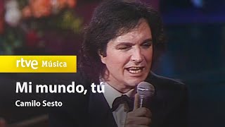 Camilo Sesto - "Mi mundo, tú" (Entre amigos - 1985) HD
