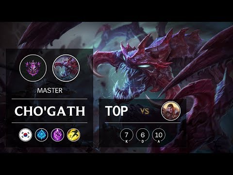 Cho'Gath Top vs Jayce - KR Master Patch 9.14