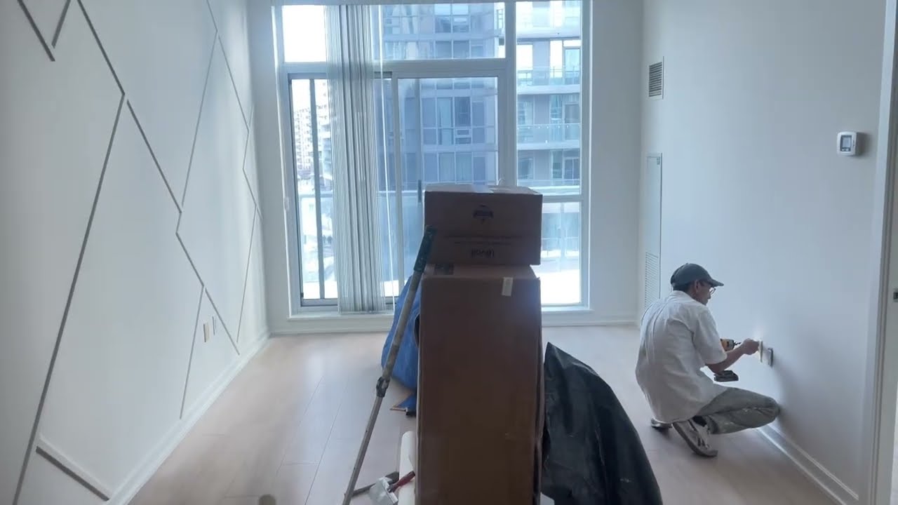 Condo Stucco and Popcorn Ceiling Removal and Painting Toronto