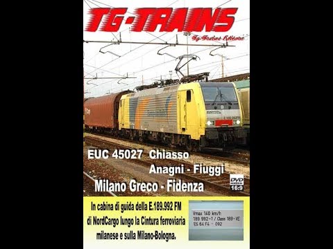 Milano Greco-Fidenza, cab-ride E.189 FM parte 1/4