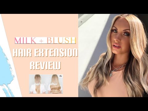 SHORT TO LONG HAIR TRANSFORMATION | MILK & BLUSH HAIR EXTENSIONS REVIEW | OCTOBER 2020 |