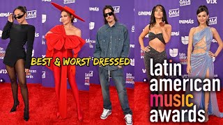 TOP 10 BEST & WORST DRESSED AT THE LATIN AMERICAN MUSIC AWARDS 2024!