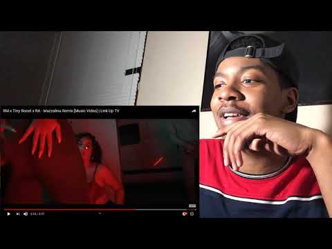 AMERICAN REACTS TO RM x Tiny Boost x RA - Mazzalina Remix [Music Video] | Link Up TV