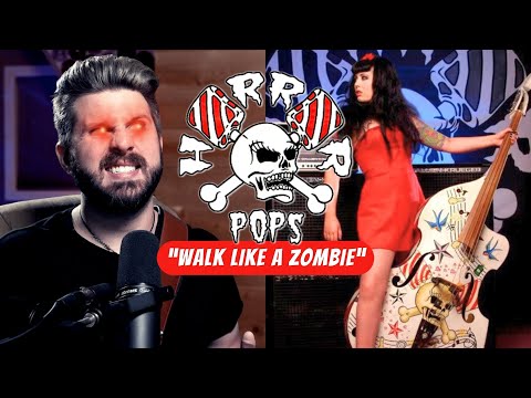 Bass Teacher Hears HORRORPOPS for the First Time! "Walk Like A Zombie" Reaction / Analysis