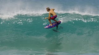 Kai's Foil session at Backdoor, Pipeline