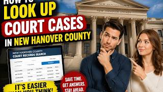How to look up court cases in New Hanover County