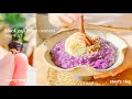 [sub] Black Goji Berry Oatmeal ♡ 黑枸杞燕麦粥 | breakfast recipe