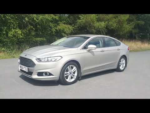 Ford Mondeo 2.0 TDCi Titanium 5 door manual fastback Euro 6 Diesel 2015 mark 5 metallic light gold