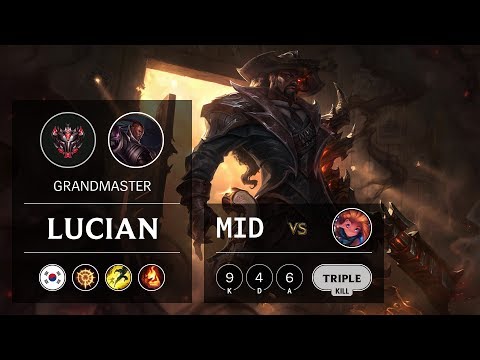 Lucian Mid vs Zoe - KR Grandmaster Patch 9.18