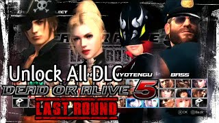 Unlock All DLC Dead or Alive 5 Last Round PS3