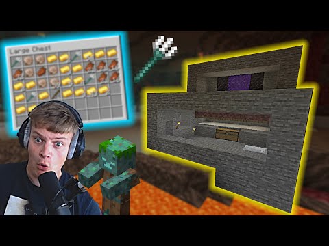 4 TIMERS LOOT FRA TRIDENT FARM - Minecraft: ep 82