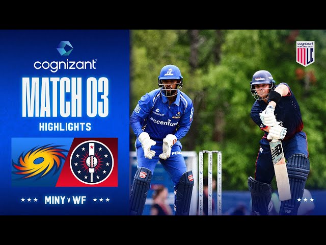 Cognizant Major League Cricket Game 3 Highlights | Washington Freedom vs. MI New York
