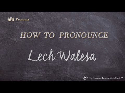 How to Pronounce Lech Walesa (Real Life Examples!)