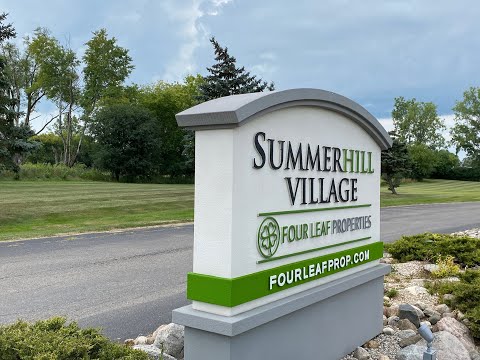 Take a Tour of Summerhill Village in Mount Pleasant Michigan Drone Video