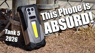 8849 Tank 5 Rugged Phone Review: HUGE Battery, BIG Projector, FAST CPU!