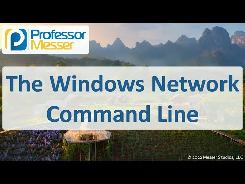 The Windows Network Command Line - CompTIA A+ 220-1102 - 1.2