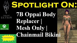 Skyrim (mods) - Vera - Spotlight On: 7B Oppai Body Replacer | Mesh Only | Chainmail Bikini