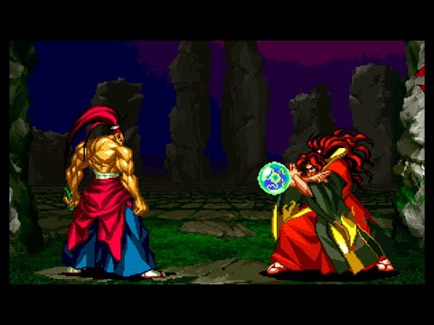 Samurai Shodown III: Genjuro playthrough lvl-8 【60fps】
