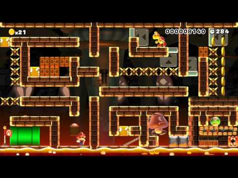 Super Mario Maker - 1-screen puzzle #9