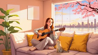 Soft Guitar Lofi 🌿Relaxing Beats for Peaceful Time 🌸 Lofi Hip Hop Music to Chill